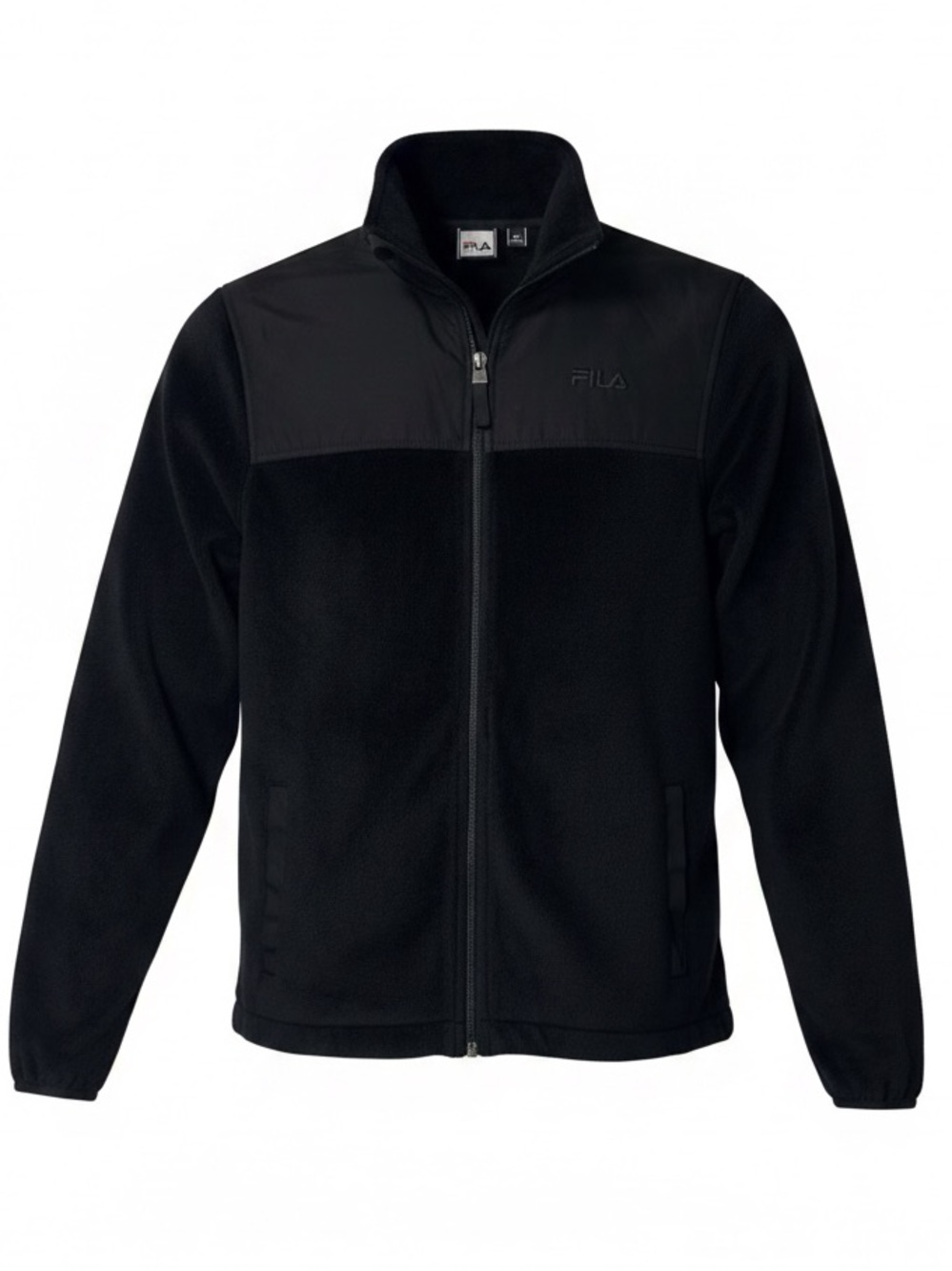 FILA SPORT Women's Black Full-Zip Sherpa Jacket - Picture 2 of 10